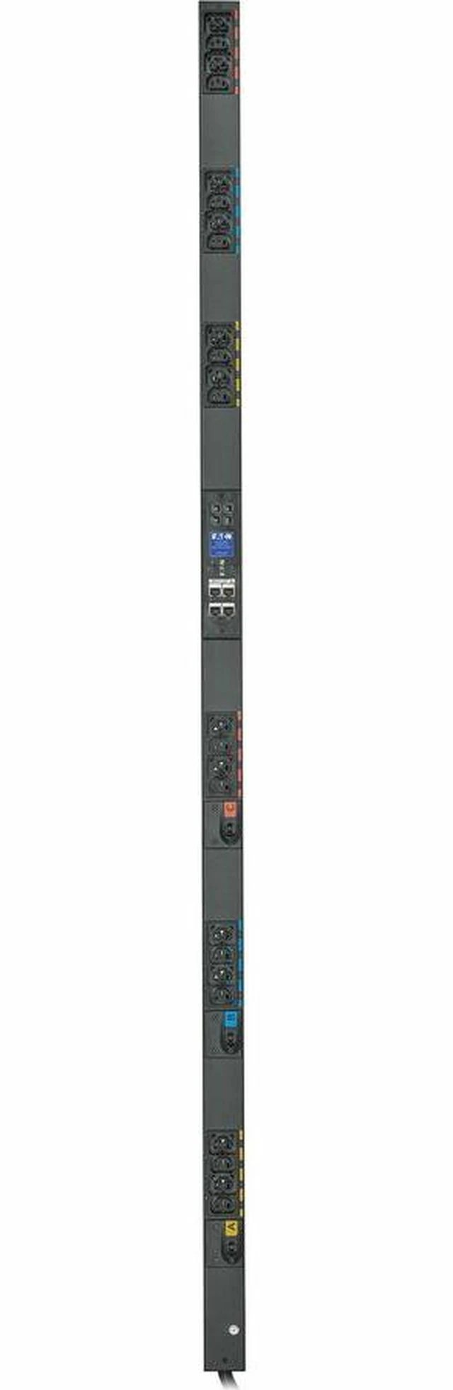 Alt view image 2 of 6 - Eaton G4 24-Outlets PDU - Managed - NEMA L21-30P - 12 x IEC 60320 C13, 12 x IEC 60320 C39 - 120 V AC, 230 V AC - Network (RJ-45) - 10 ft Cord Length - 0U - Vertical - Rack - EVMA2130A