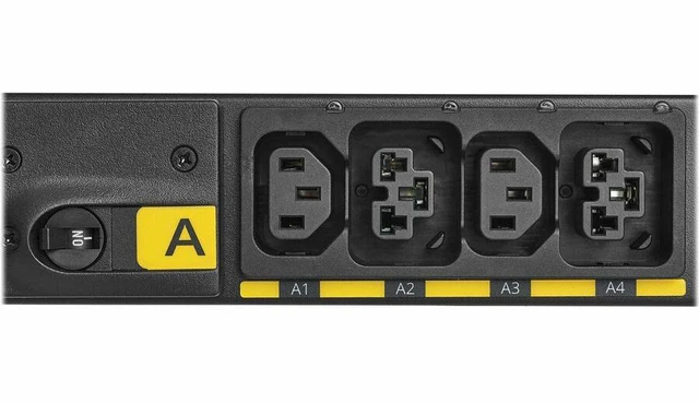 Alt view image 6 of 6 - Eaton G4 24-Outlets PDU - Managed - NEMA L21-30P - 12 x IEC 60320 C13, 12 x IEC 60320 C39 - 120 V AC, 230 V AC - Network (RJ-45) - 10 ft Cord Length - 0U - Vertical - Rack - EVMA2130A