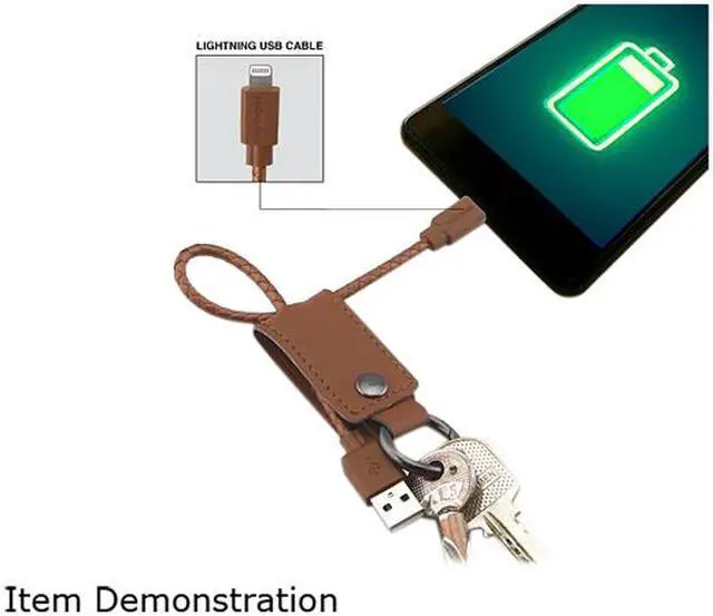 Alt view image 3 of 4 - MAGNAVOX MMA3504 Keychain w/ Lightning USB Charging Cable