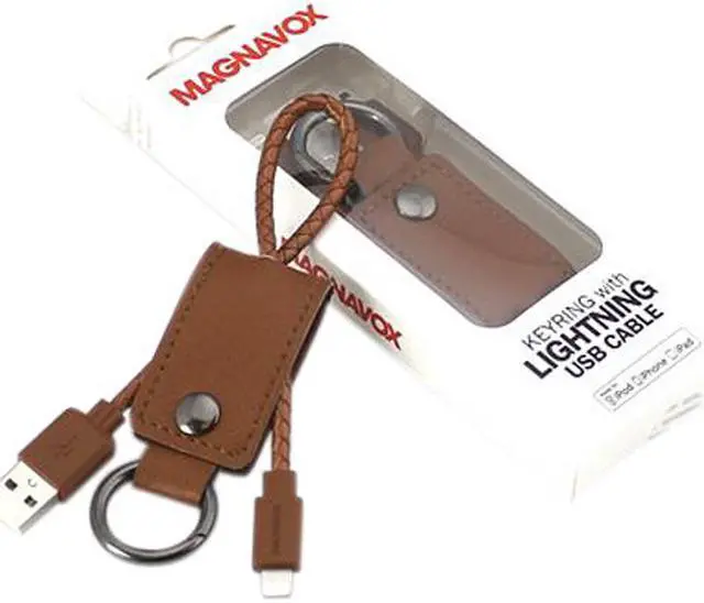 Alt view image 4 of 4 - MAGNAVOX MMA3504 Keychain w/ Lightning USB Charging Cable