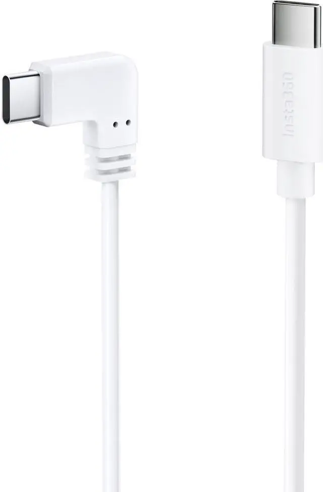Alt view image 2 of 5 - Insta360 USB-C to USB-C 6.2" Power Cable - White CINSBBBC