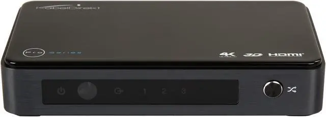 Alt view image 2 of 7 - KabelDirekt 4K Ultra HD High Speed HDMI Switch 3in / 1out (1080p 4K UltraHD 3D)