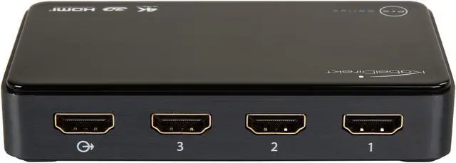 Alt view image 4 of 7 - KabelDirekt 4K Ultra HD High Speed HDMI Switch 3in / 1out (1080p 4K UltraHD 3D)