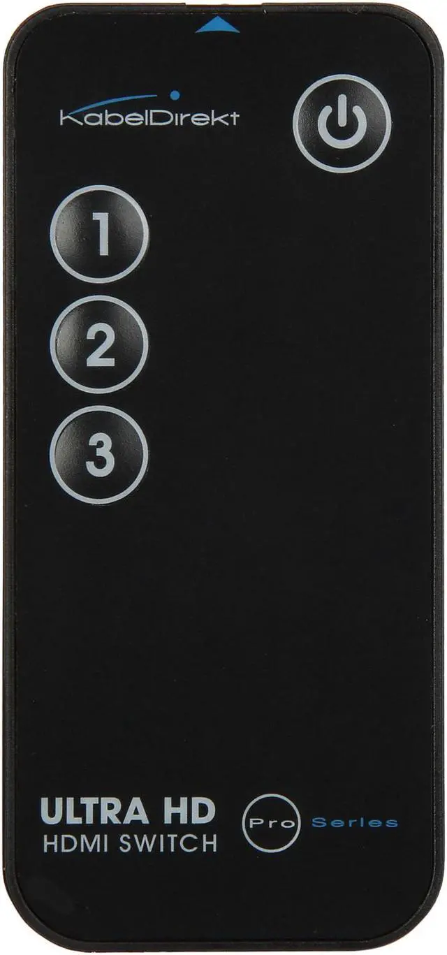 Alt view image 6 of 7 - KabelDirekt 4K Ultra HD High Speed HDMI Switch 3in / 1out (1080p 4K UltraHD 3D)