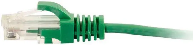 Alt view image 2 of 3 - C2G 01161 Cat6 Slim Cable - Snagless Unshielded Slim Ethernet Network Patch Cable, Green (3 Feet, 0.91 Meters)