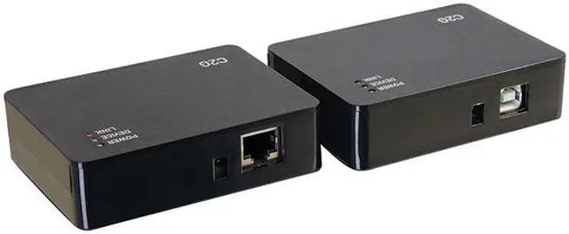 Alt view image 2 of 7 - C2G 54285 4-Port USB 2.0 Over Cat5/Cat6 Extender - Up To 150 Feet