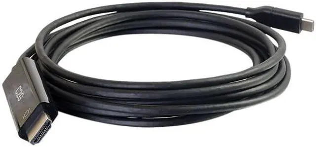 Alt view image 3 of 3 - C2G 26888 USB-C to 4K UHD HDMI (60Hz) Audio/Video Adapter Cable, Black (3 Feet, 0.91 Meters)