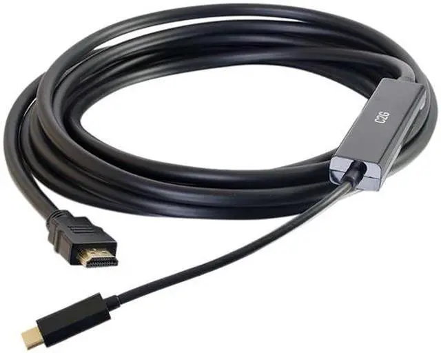 Alt view image 4 of 4 - C2G 26890 USB-C to 4K UHD HDMI Audio/Video Adapter Cable, Black (15 Feet, 4.57 Meters)