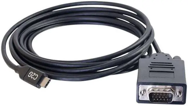 Alt view image 4 of 4 - C2G 26894 USB-C to VGA Video Adapter Cable (3 Feet, 0.91 Meters)