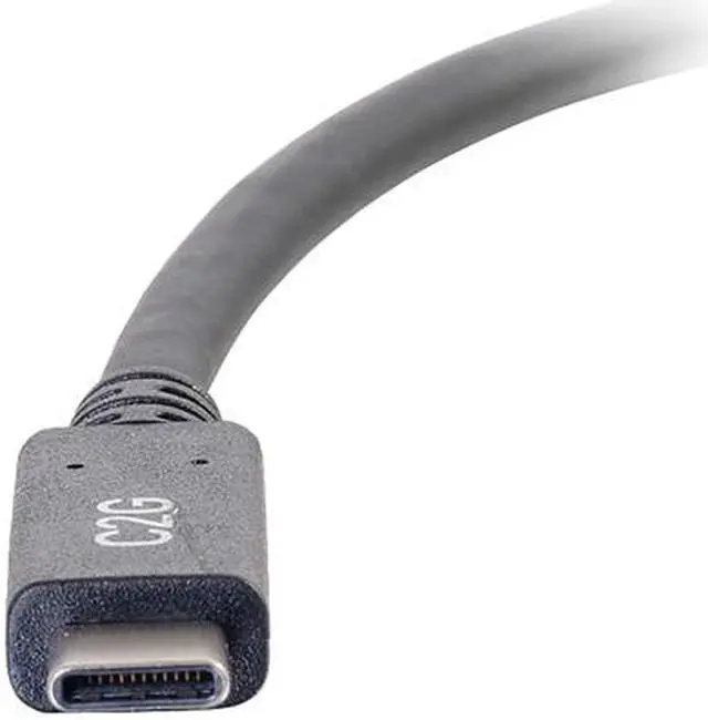 Alt view image 2 of 3 - C2G 28831 USB 3.0 USB-C to USB-A Cable M/M, Black (USB IF Certified) (3 Feet, 0.91 Meters)