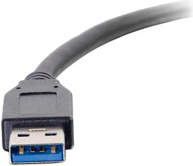 Alt view image 3 of 3 - C2G 28831 USB 3.0 USB-C to USB-A Cable M/M, Black (USB IF Certified) (3 Feet, 0.91 Meters)