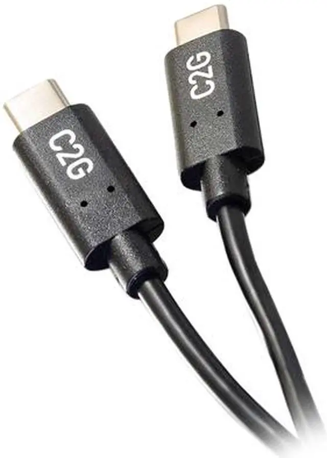 Alt view image 2 of 4 - C2G 28826 USB-C Cable - USB-C 2.0 Male to Male Cable (3A Charging) (6 Feet, 1.82 Meters)