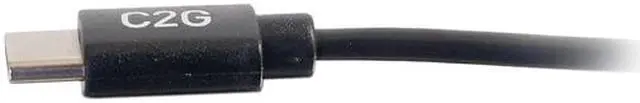 Alt view image 2 of 3 - C2G 28825 USB-C Cable - USB-C 2.0 Male to Male Cable (3A Charging) (3 Feet, 0.91 Meters)