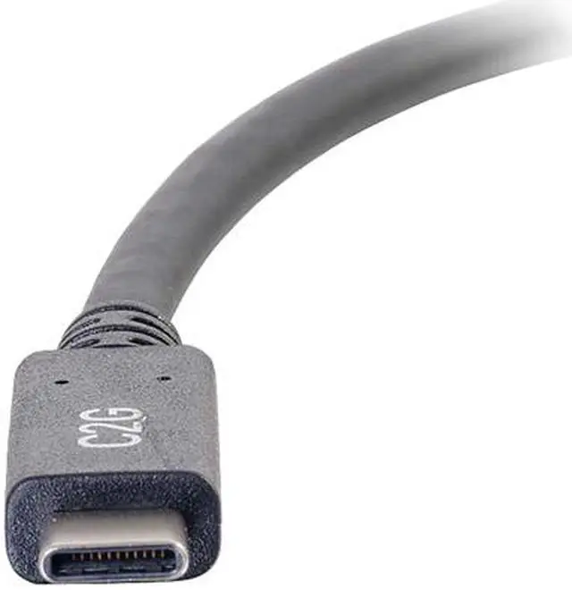 Alt view image 2 of 3 - C2G 28832 USB 3.0 USB-C to USB-A Cable M/M, Black (USB IF Certified) (6 Feet, 1.82 Meters)