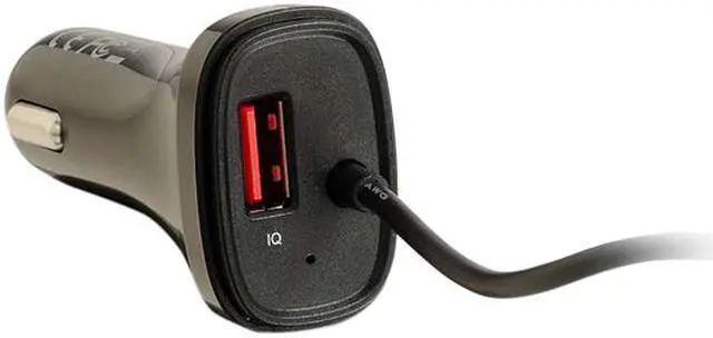 Alt view image 3 of 4 - C2G 21067 4-Port USB Car Charger with Extension for Passengers, 5.8A Output