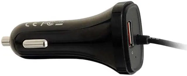 Alt view image 4 of 4 - C2G 21067 4-Port USB Car Charger with Extension for Passengers, 5.8A Output