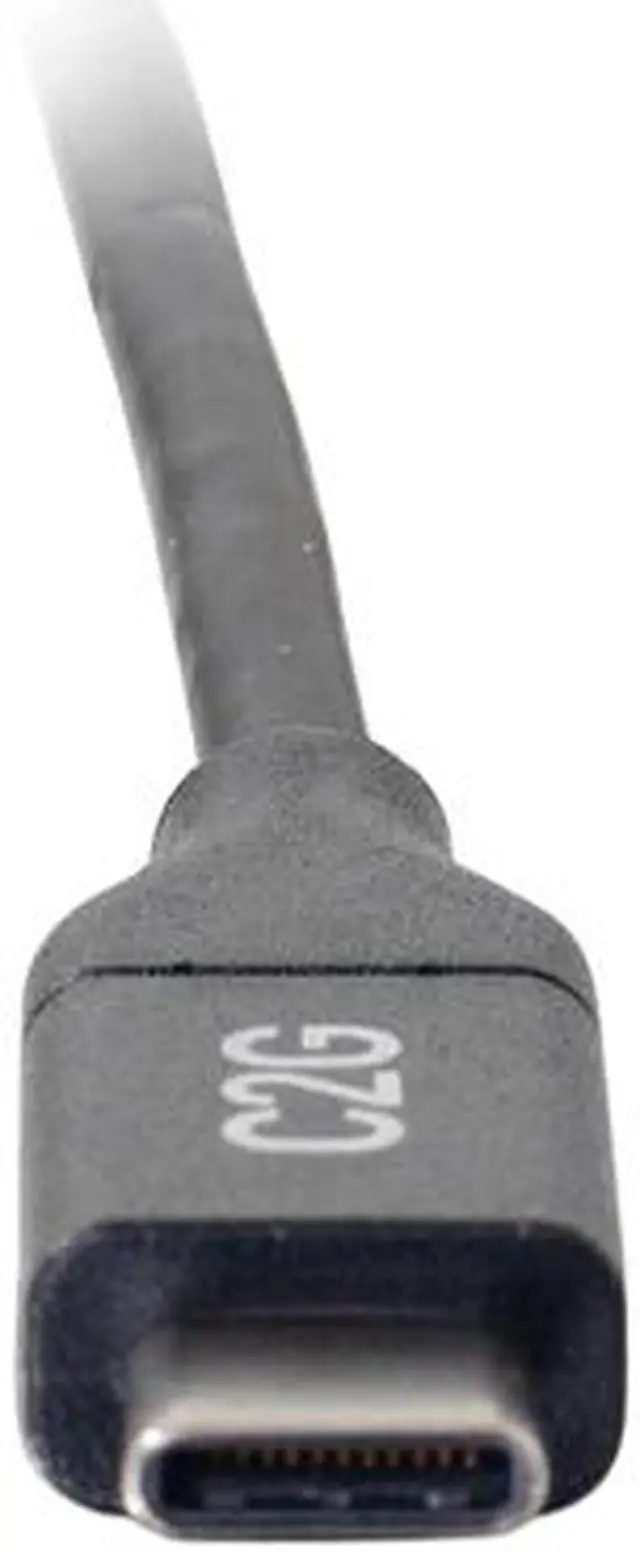 Alt view image 4 of 4 - C2G 28827 USB-C Cable - USB-C 2.0 Male to Male Cable (5A Charging) (3 Feet, 0.91 Meters)