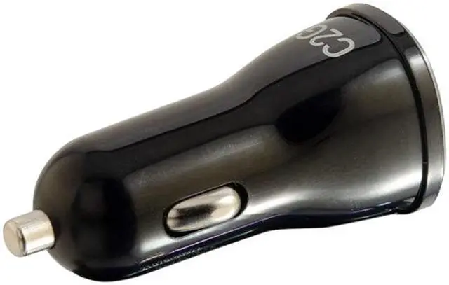 Alt view image 2 of 2 - C2G 21070 Smart 2-Port USB Car Charger, 2.4A Output