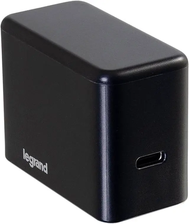 Alt view image 2 of 5 - C2G 20279 1-Port USB-C Wall Charger with Power Delivery, 18W, Black
