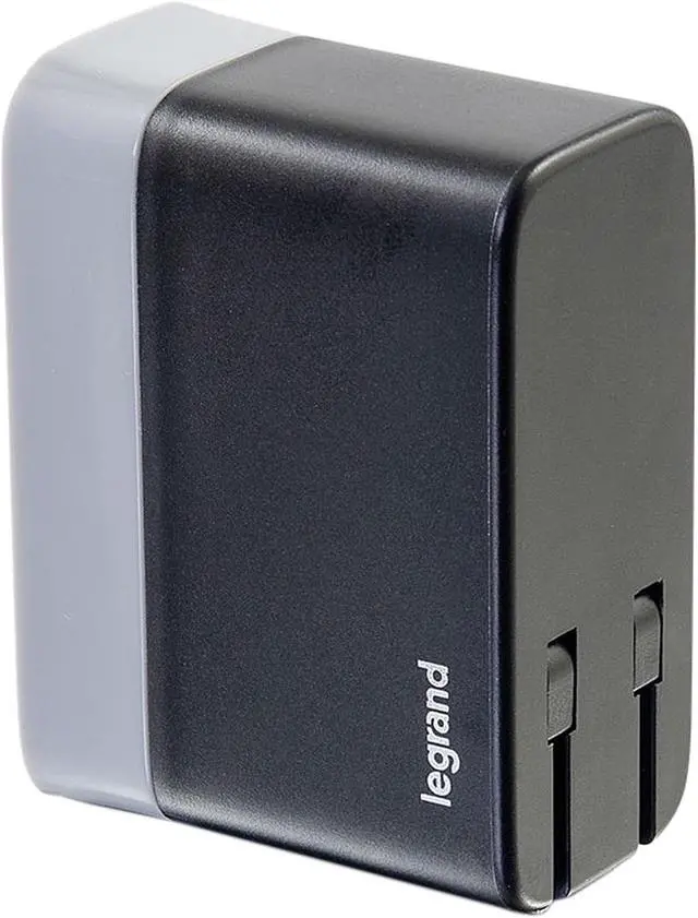 Alt view image 2 of 5 - C2G 20280 2-Port USB-C + USB-A Wall Charger, 5.4A Max Output, Black