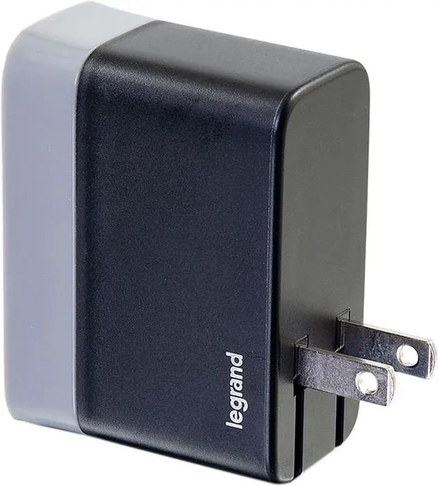 Main image of C2G 20280 2-Port USB-C + USB-A Wall Charger, 5.4A Max Output, Black