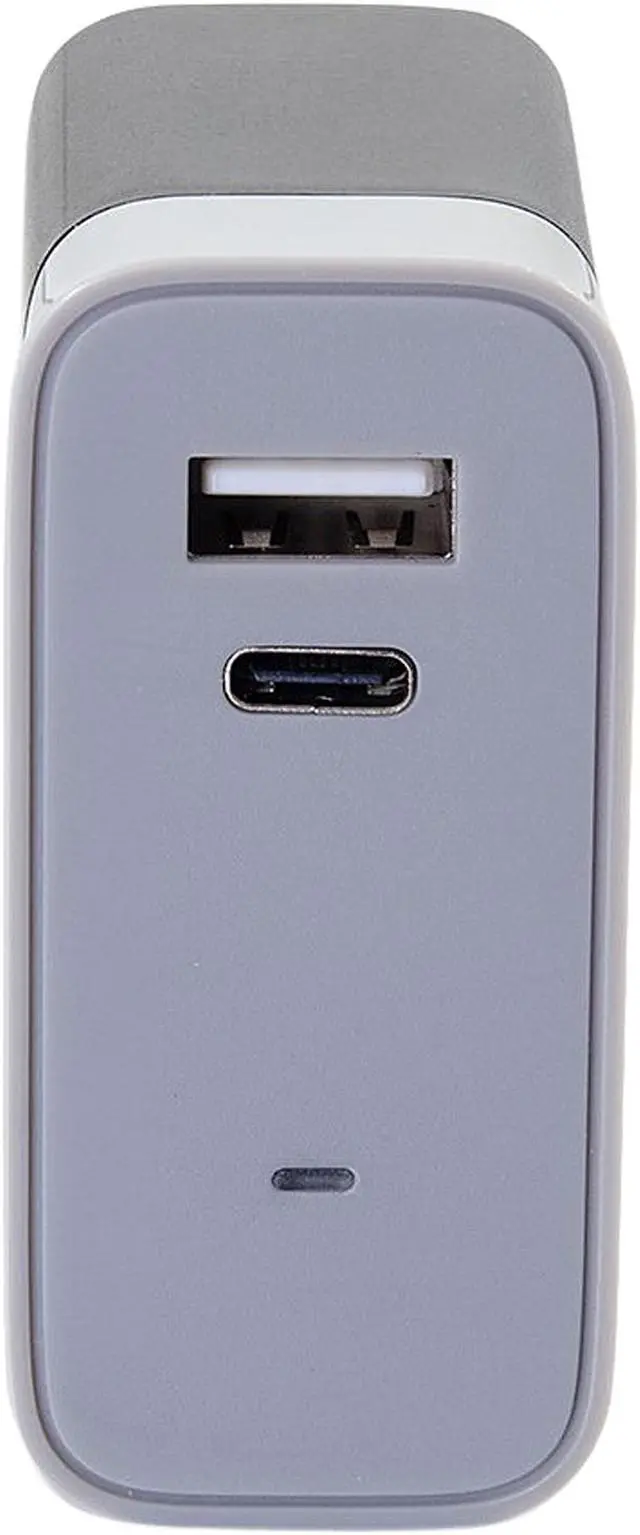 Alt view image 4 of 5 - C2G 20280 2-Port USB-C + USB-A Wall Charger, 5.4A Max Output, Black