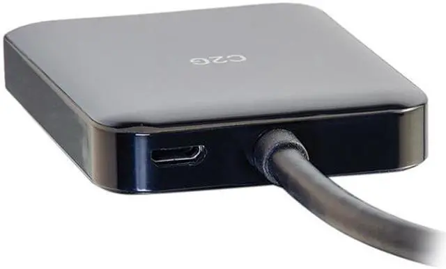 Alt view image 4 of 4 - C2G 54291 DisplayPort to DisplayPort Monitor Splitter - 2 Port 4K DisplayPort MST Hub USB Powered