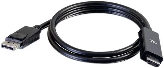 Main image of C2G 10ft DisplayPort to HDMI Adapter Cable - 4K Cable Black