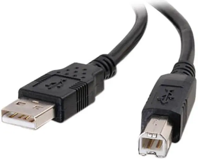 Main image of C2G 28103-USCIS 9.84 ft. (3.0 m) Black USB 2.0 A/B Cable - Black