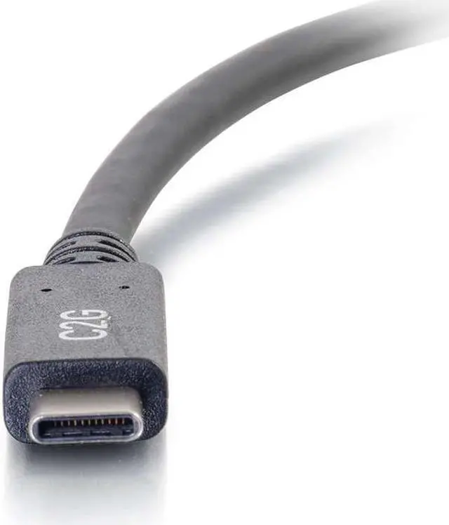 Alt view image 3 of 3 - C2G 28833 10ft (3m) USB-C® to USB-A SuperSpeed USB 5Gbps Cable M/M - Black