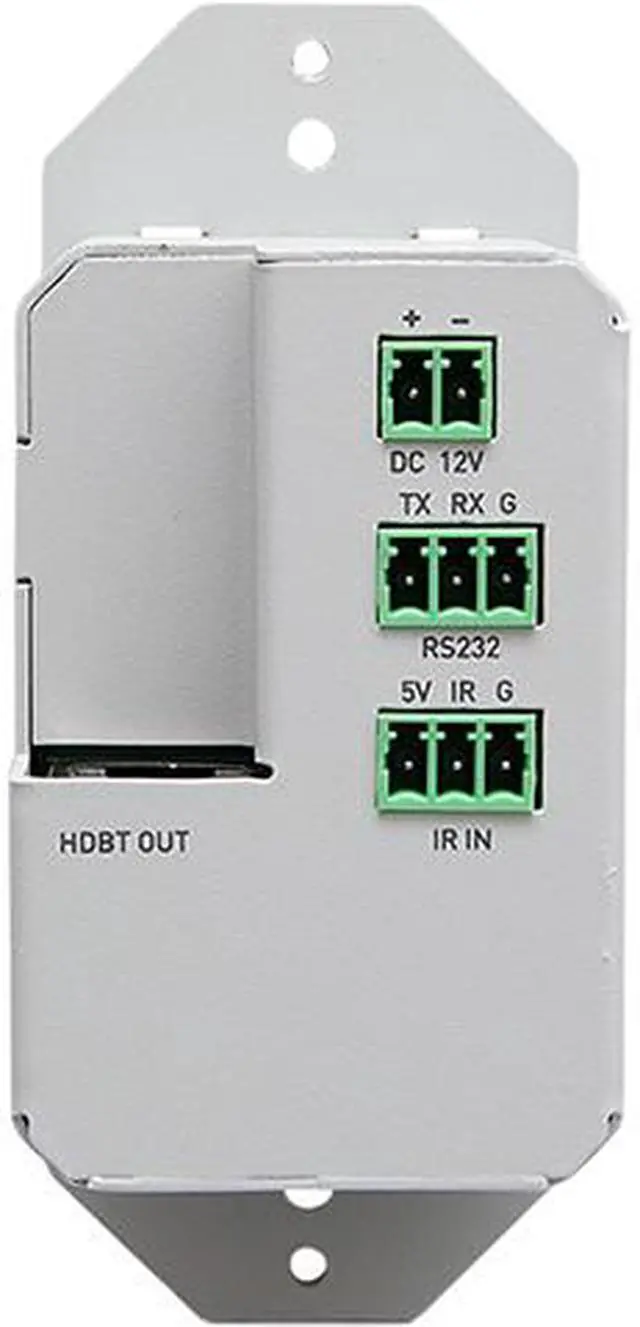 Main image of C2G 4K HDMI HDBaseT + RS232 and IR Single Gang Wall Plate Transmitter