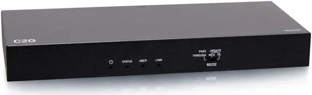 Alt view image 4 of 7 - C2G C2G31011 HDMI HDBaseT + USB-C, 3.5mm, and USB-B to A over Cat Extender Wall Plate Transmitter to Box Receiver - 4K 60Hz