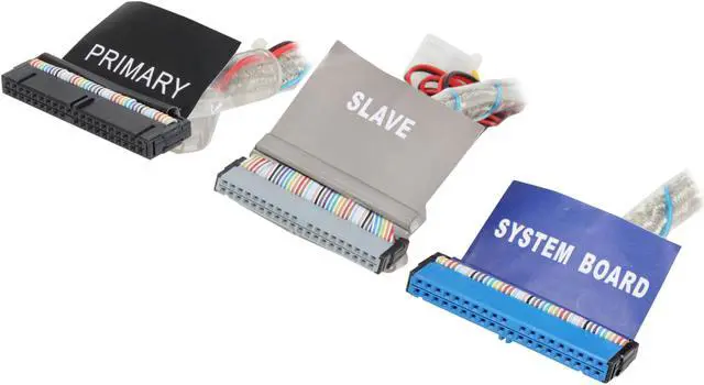 Main image of Link Depot Model ELATA-18-BLUE-3 18" 3 Connector IDE Cable (Blue) - OEM