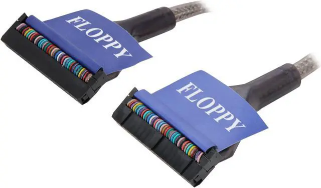 Main image of Link Depot Model UV-FLP10-BK 10" Floppy UV Cable, 2 Connector