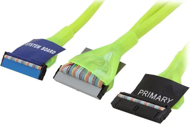 Main image of Link Depot Model UV-ATA36-YE-3 36" 3 Connectors Yellow ATA133 UV Cable