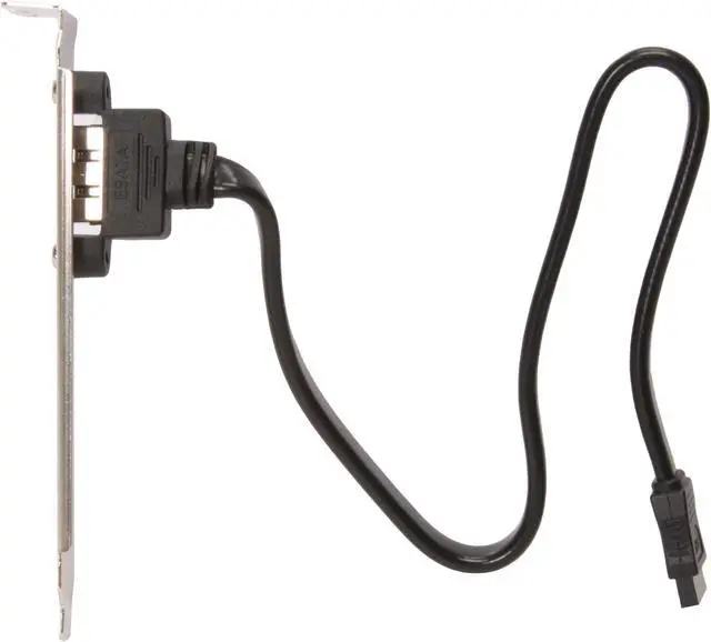 Alt view image 2 of 6 - COOLMAX ES-200 eSATA PCI Bracket Cable