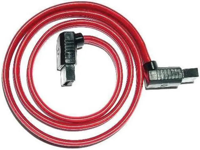 Main image of ORION Pro Series 700-112-0.5M 18", 90-degree-Angled, SATA150 Cable, 2-Head ( RED )