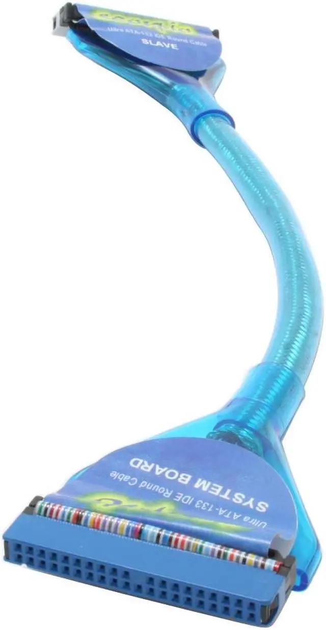 Alt view image 2 of 3 - COOLMAX 12" Ultra ATA-133 IDE Round Cable Model CM-ATA133 BLUE 12"