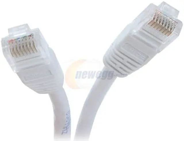 Main image of AMC CC5E-B50W 50 ft. Cat 5E White Certified UTP Molded with Snagless Boot - OEM