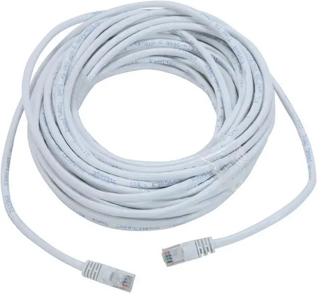 Alt view image 2 of 2 - AMC CC5E-B50W 50 ft. Cat 5E White Certified UTP Molded with Snagless Boot - OEM