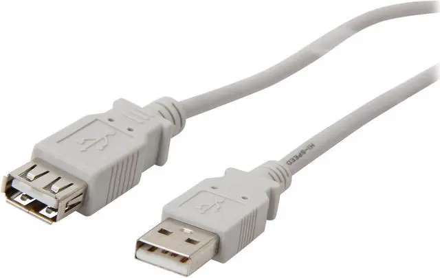 Main image of AMC CUS2-6MF White White USB2.0 Extension Cable - OEM