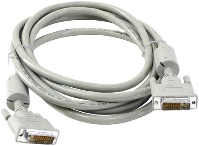 Main image of AMC DVI-DVI-10 Beige DVI(Male to Male) Dual Link Digital Cable - OEM