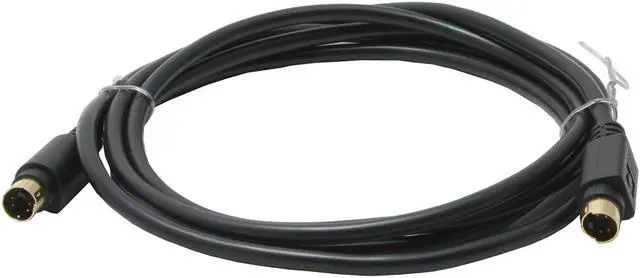 Main image of AMC Model SVHS-X1006DX 6 ft. Mini Din 4 Male to Male S-Video Cable - OEM