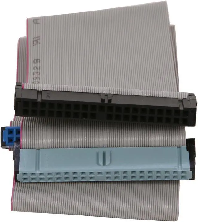 Alt view image 2 of 3 - AMC Model CATA100-243 24" 3-Connector Teflon Coated IDE True ATA133/100 Flat Cable - OEM