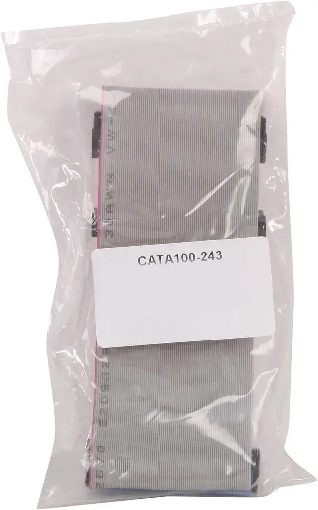 Alt view image 3 of 3 - AMC Model CATA100-243 24" 3-Connector Teflon Coated IDE True ATA133/100 Flat Cable - OEM