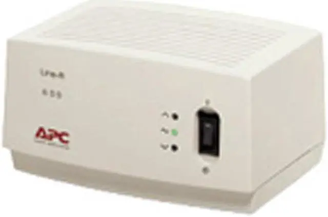Main image of APC LE600I 6.5 ft. 4 Outlets 300 Joules Line-R 600VA Automatic Voltage Regulator  European Version - 240V