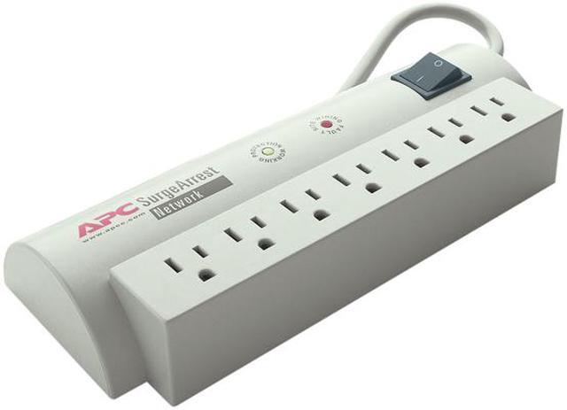 Alt view image 2 of 2 - APC NET7 6' 7 Outlets 1680 joule Network SurgeArrest