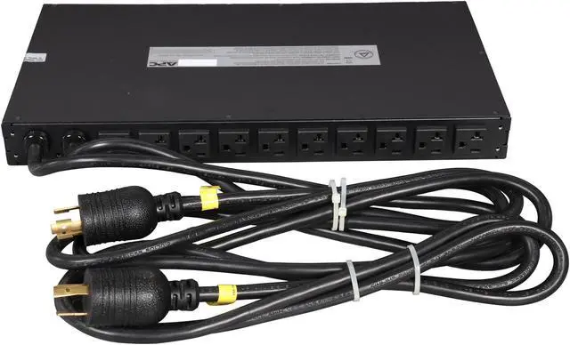 Alt view image 4 of 6 - APC Rack Mount PDU, Switched 120V/20A, (10) Outlets, 1U Rackmount (AP7752)