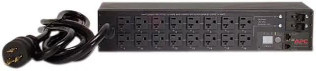 Alt view image 2 of 4 - APC AP7902 Switched 2U 120V 30A 10 ft. Rack PDU