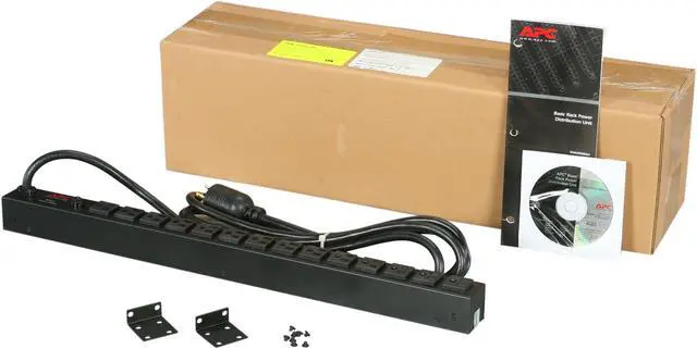 Alt view image 5 of 5 - APC Rack Mount PDU, Basic 100V-120V/20A, (14) Outlets, 0U Vertical Rackmount (AP9551)